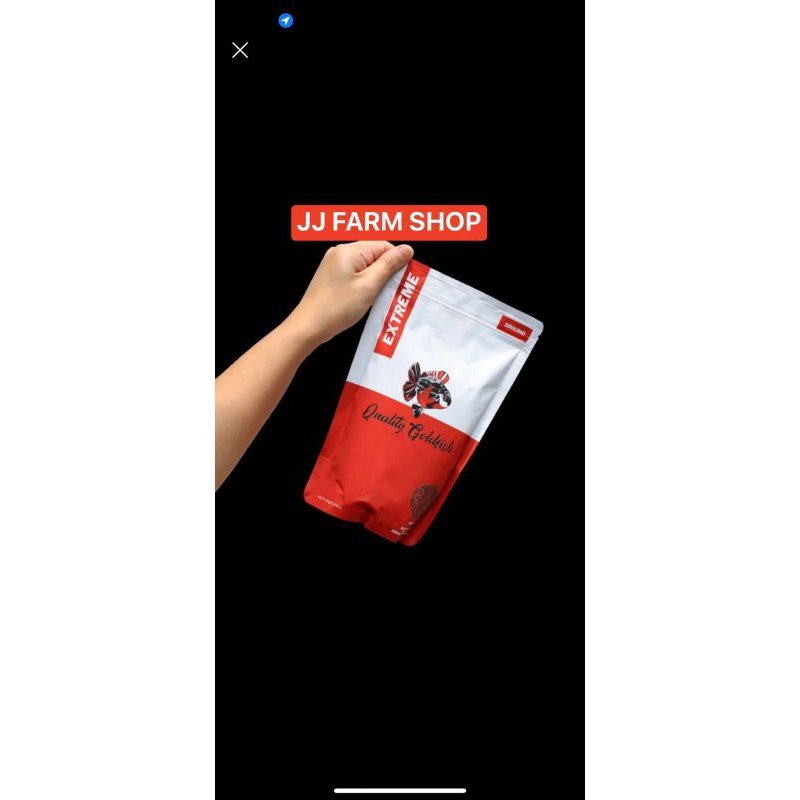 Quality goldfish EXTREME plus 500 gr size S 3mm pakan pelet ikan koki koi louhan channa oscar dll su