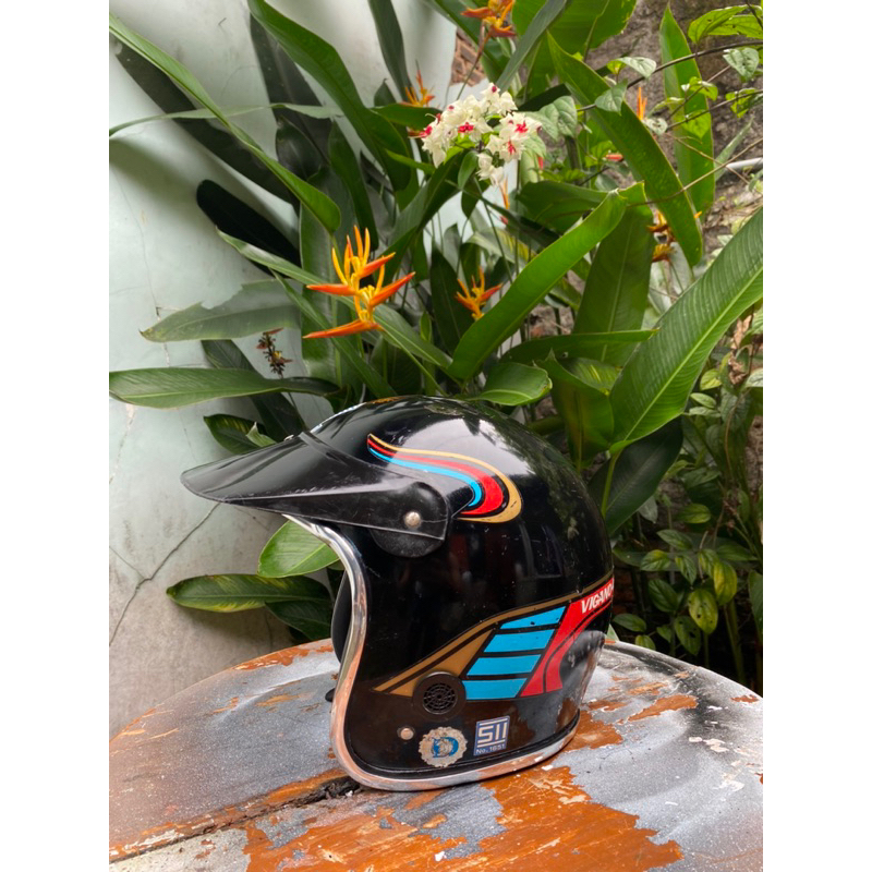 helm jadul ori helm dmi vigano kiwi lawas retro robot