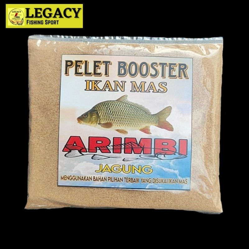 Umpan Pancing Pelet Booster Ikan Mas Arimbi Aroma Jagung