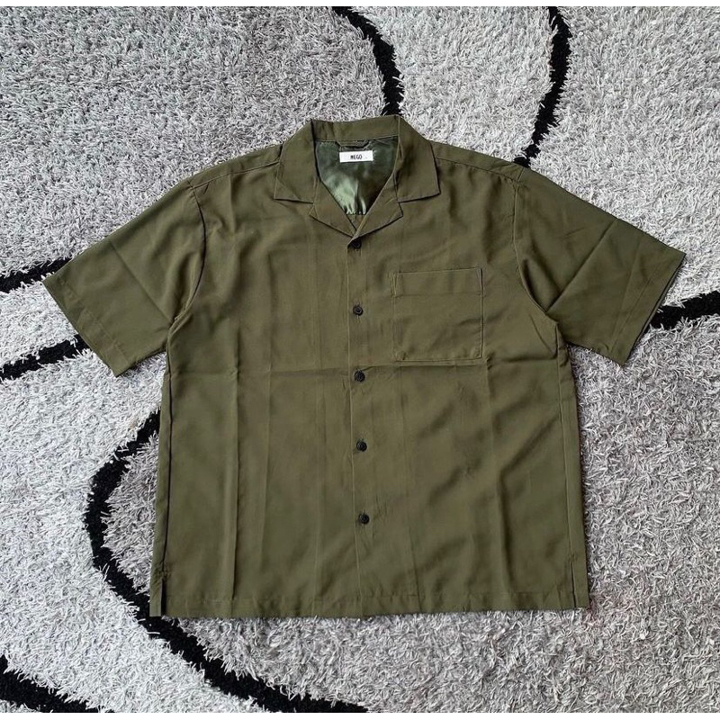 kemeja open collar wego