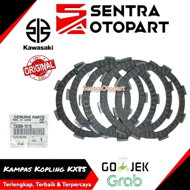 Kampas plat kopling kx85 zx 130 klx150 klx 150 original kgp 130881016