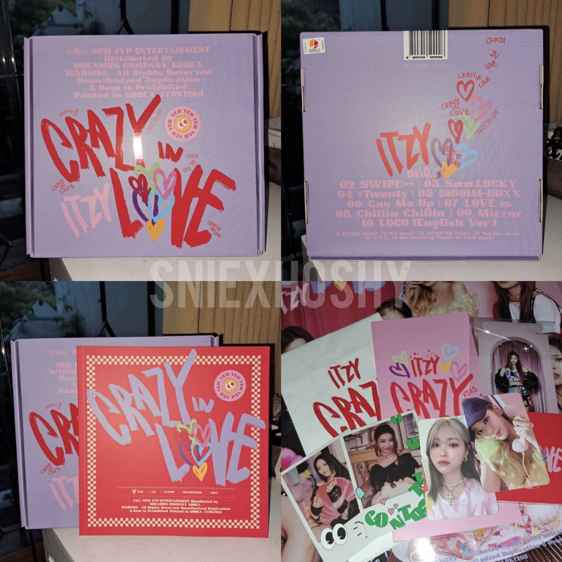 itzy crazy in love album