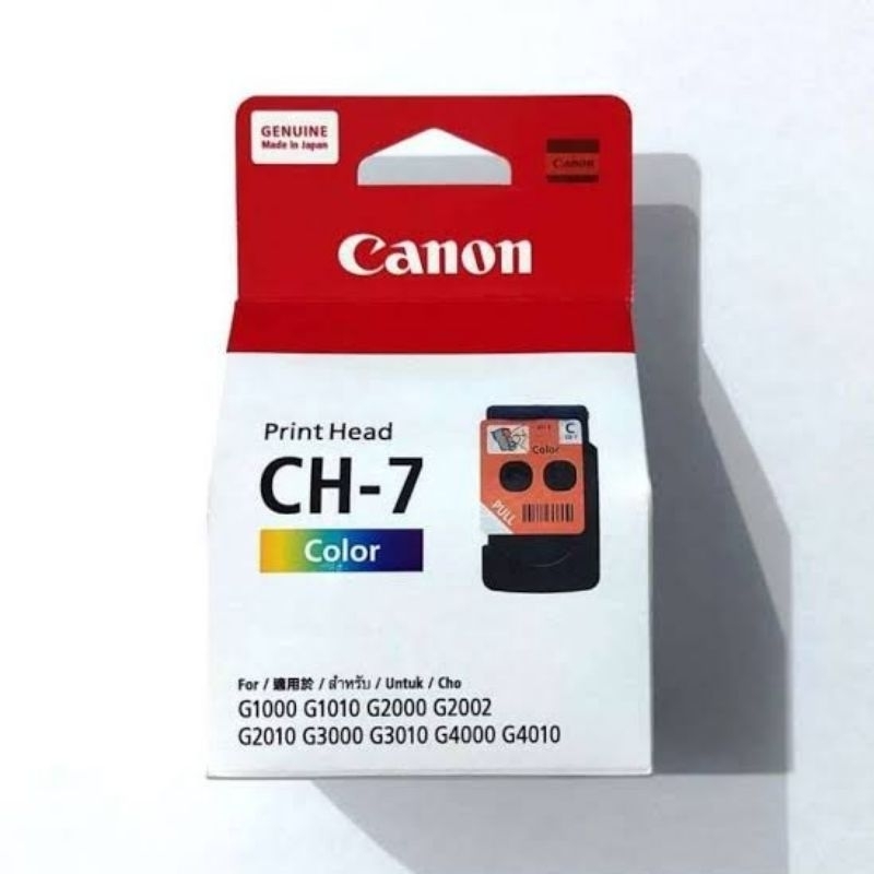 CA92 CH-7 CH7 COLOR Tinta Cartridge PRINTHEAD CANON 100% ORIGINAL WARNA G1000