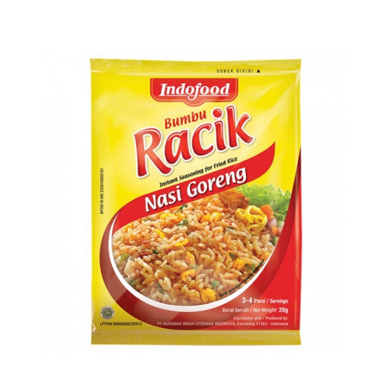 

Indofood Bumbu Racik Nasi Goreng 20 gr