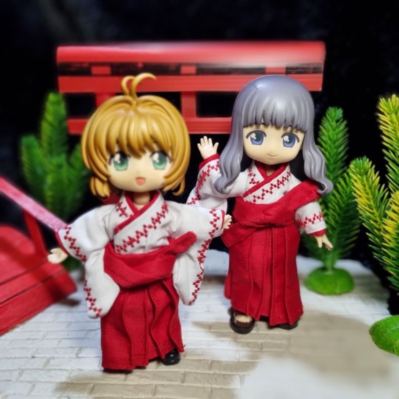 Baju Shrine Maiden Miko - YMY Body dan Nendoroid Doll