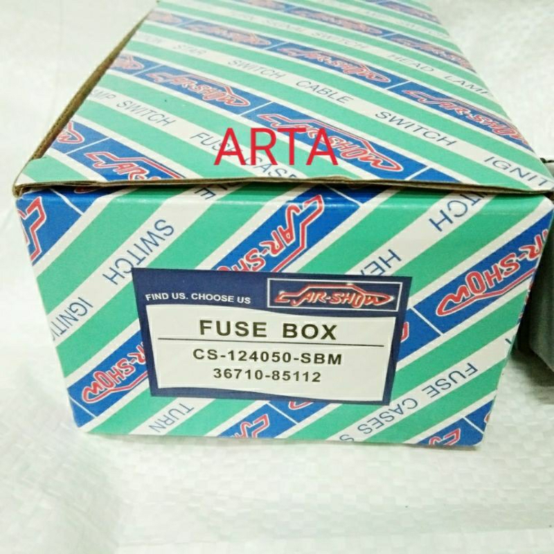 Box sikring FUSE BOX FUTURA INJECTION / T120SS NEW CAR SHOW ASLI