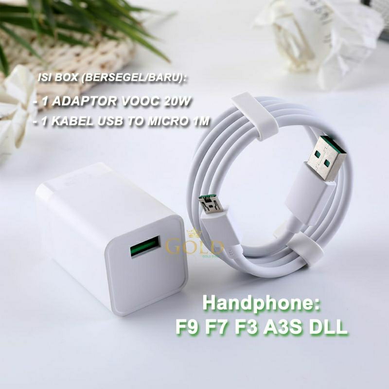 Charger OPPO VOOC Fast charging 4A original Charger OPPO F9/F3