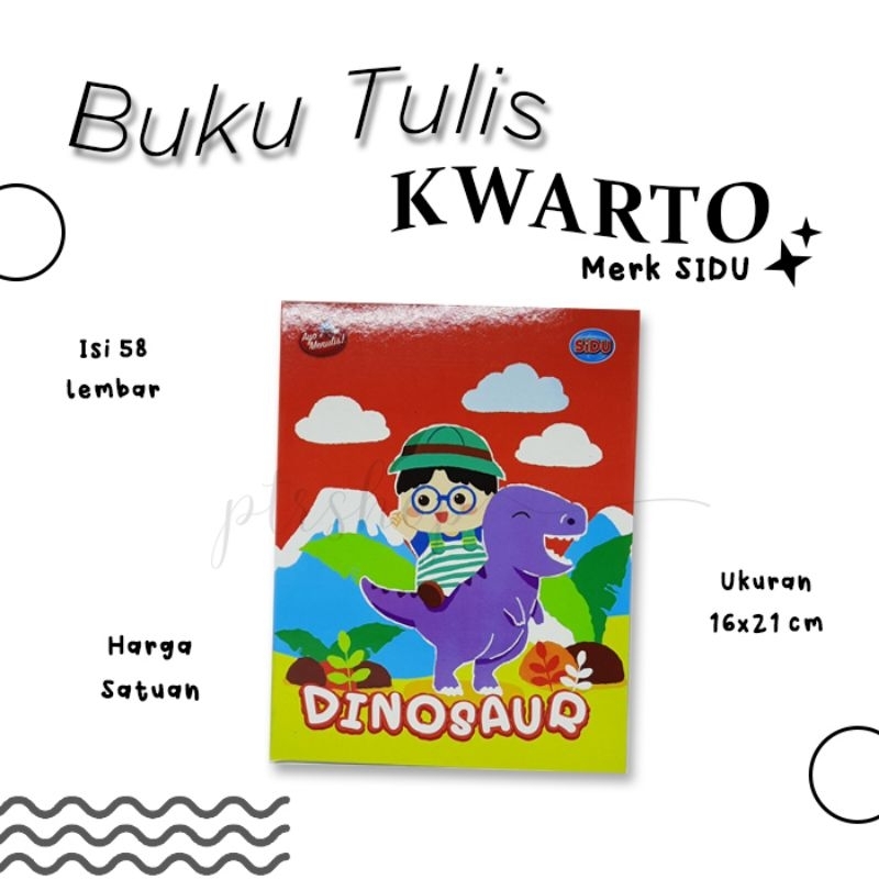 

[PER PCS] BUKU TULIS SEKOLAH KWARTO SIDU / SINAR DUNIA ISI 58 LEMBAR