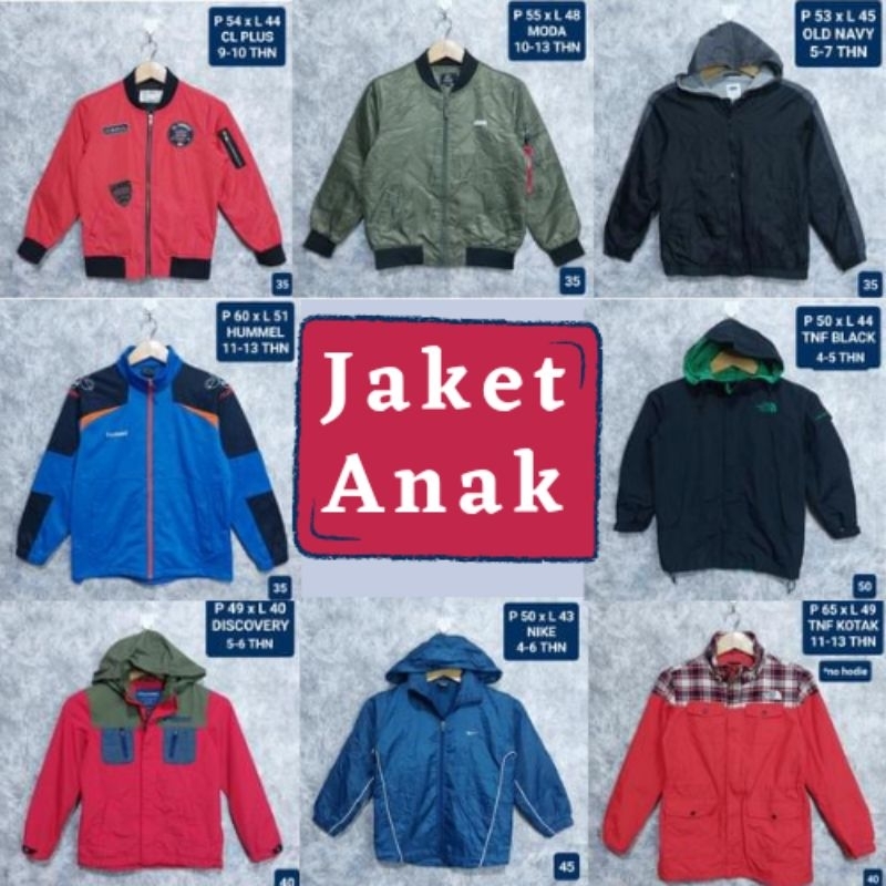 JACKET ANAK 6 - 17 TAHUN