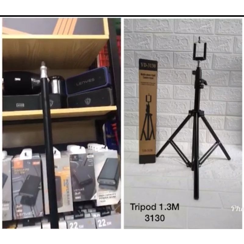 ISC Tripod YD-3130 Panjang 1.3M Free Holder U For Ringlight