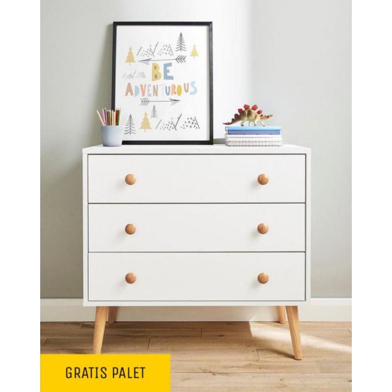 Meja Lemari Bufet Minimalis Ruang Tamu 3 Laci