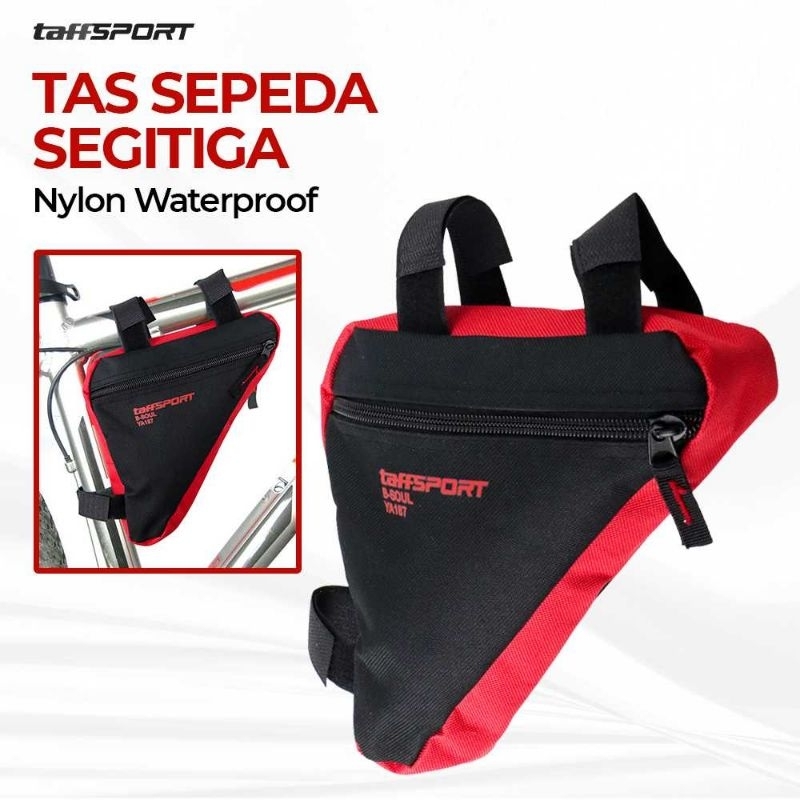 TaffSPORT Tas Sepeda Segitiga Nylon Waterproof Anti air