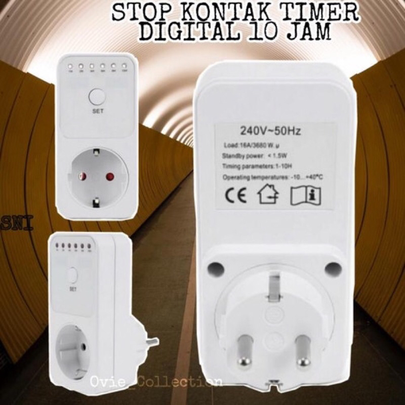 Stop Kontak Timer Digital 10 Jam Osmond