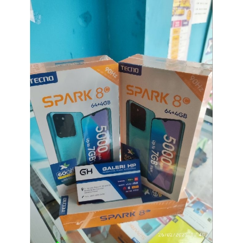 Jual Tecno spark 8C 4/64 garansi resmi | Shopee Indonesia