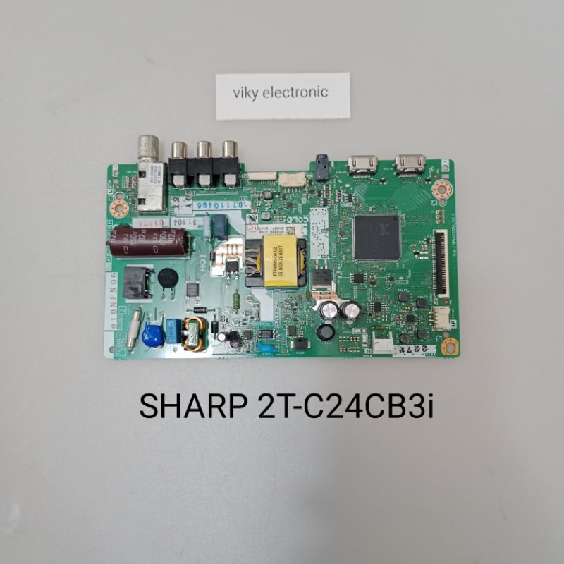 SHARP 2T-C24CB3i mb mainboard modul mobo mesin tv led SHARP 2T-C24CB3i