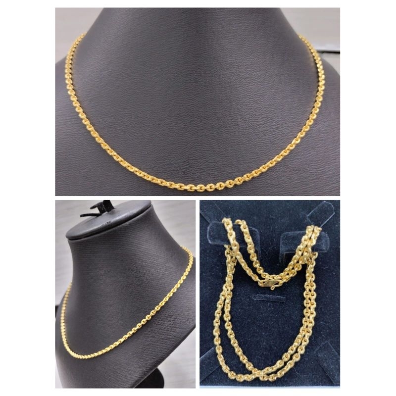 Kalung RANTAI NORI emas 24/emas murni 20GRAM