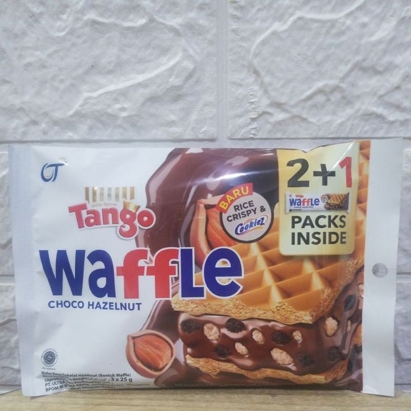 

NEW Tango Waffle Choco Hazelnut isi 3 pcs x 25gr