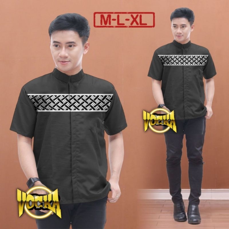 Baju Koko Bordir Kobata Premium