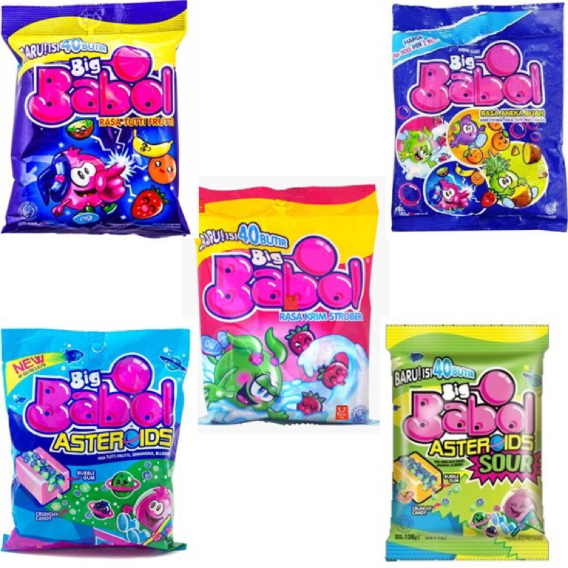 

permen big babol 40 butir (dikirim random)