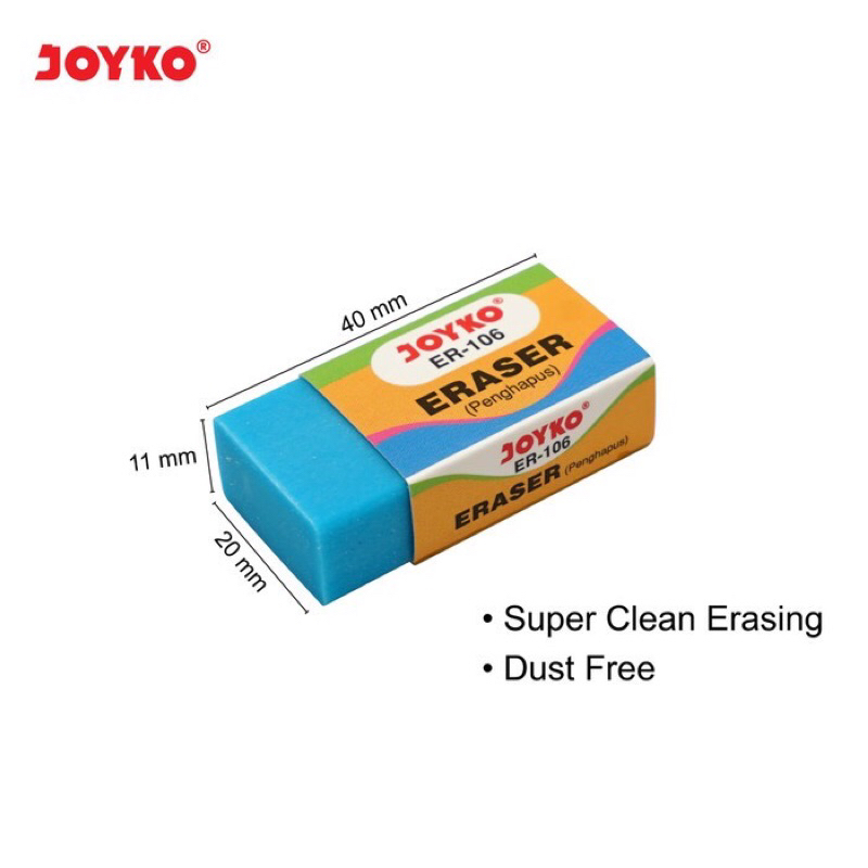 

ERASER PENCIL/PENGHAPUS PENSIL MEREK JOYKO ER-106