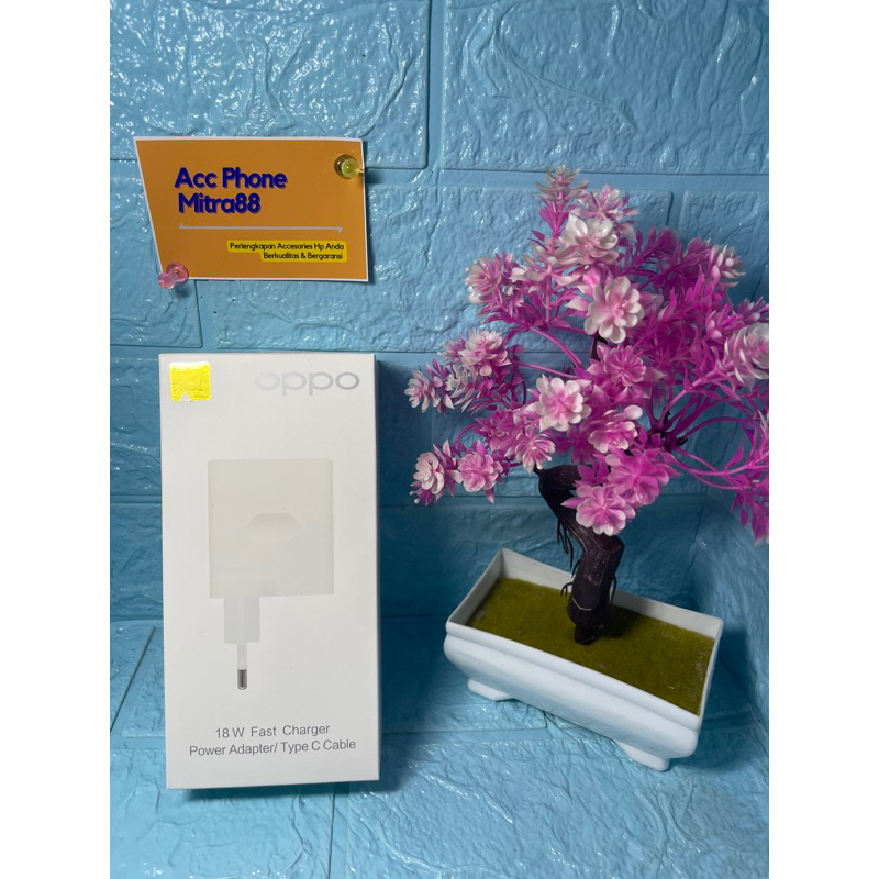 CARGER OPPO 18W FAST CARGING. TIPE C ORIGINAL NO KW