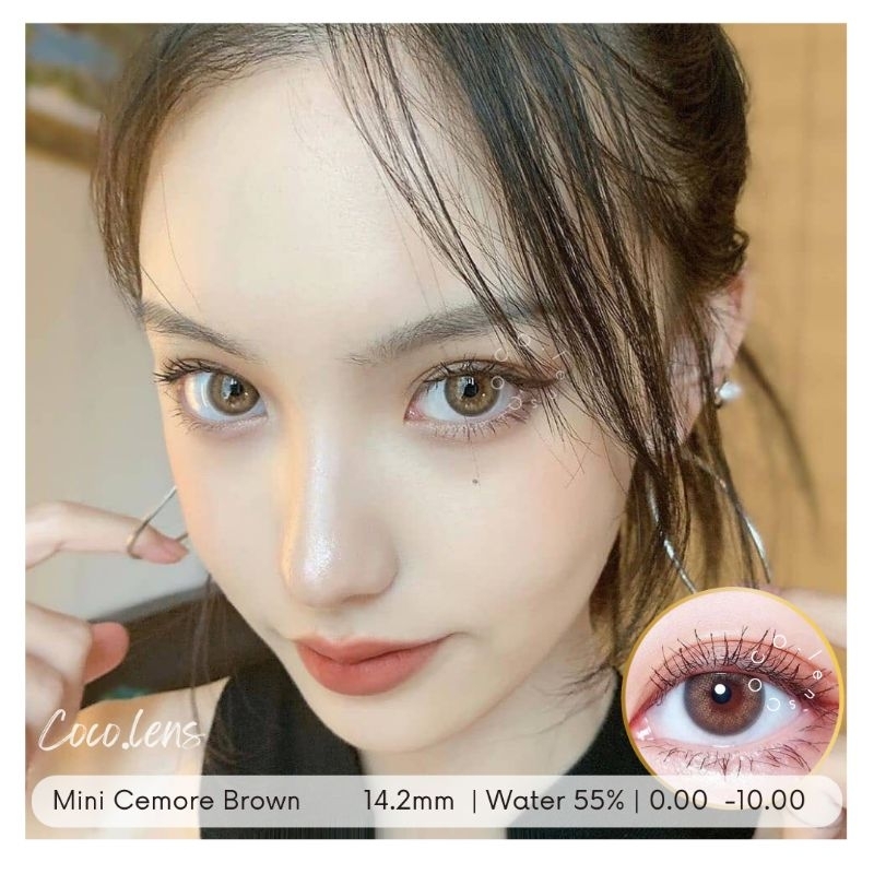 ORIGINAL Softlens Mini Cemore Kitty Kawaii Normal Minus (0.00 s.d -10.00)