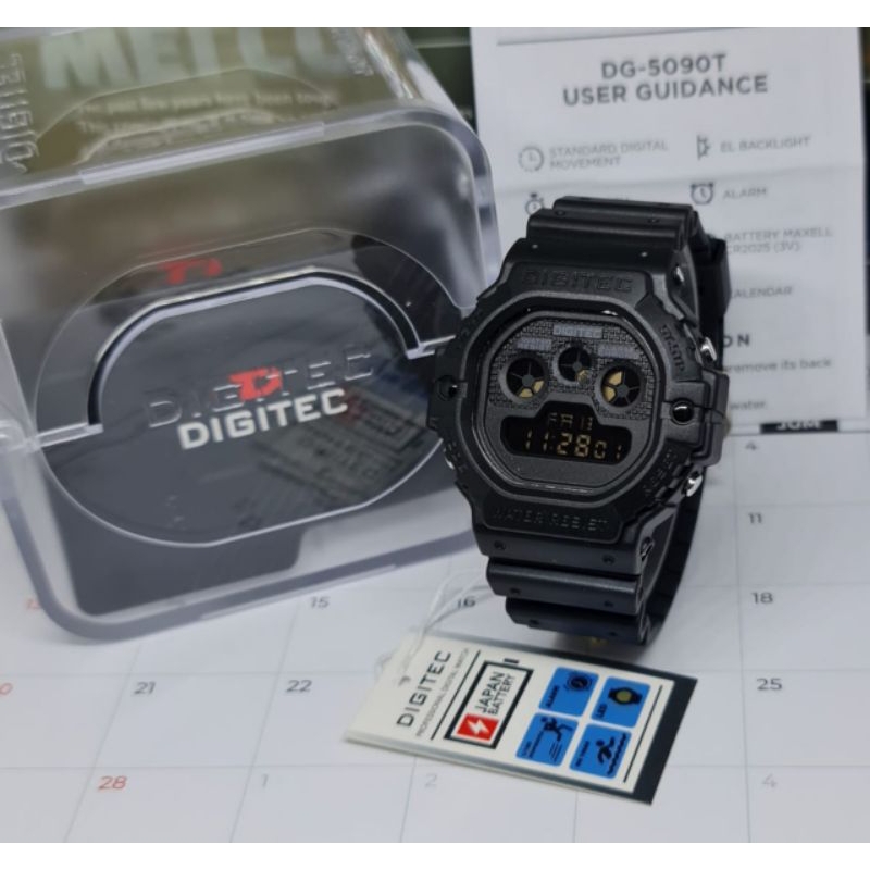 JAM TANGAN ORIGINAL DIGITEC WATER PROOF