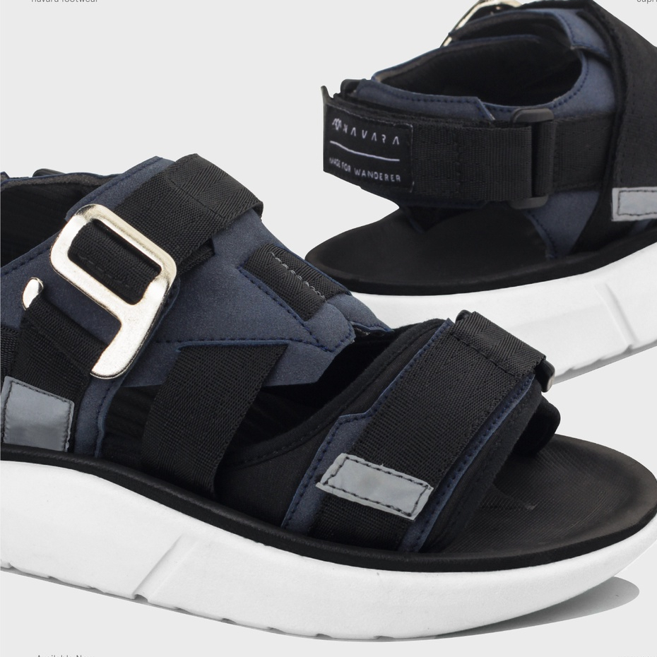 Neo Archaic Navy | Sendal Gunung Original Kasual Pria Cowok Sandal Footwear Ori New| FORIND x Navara