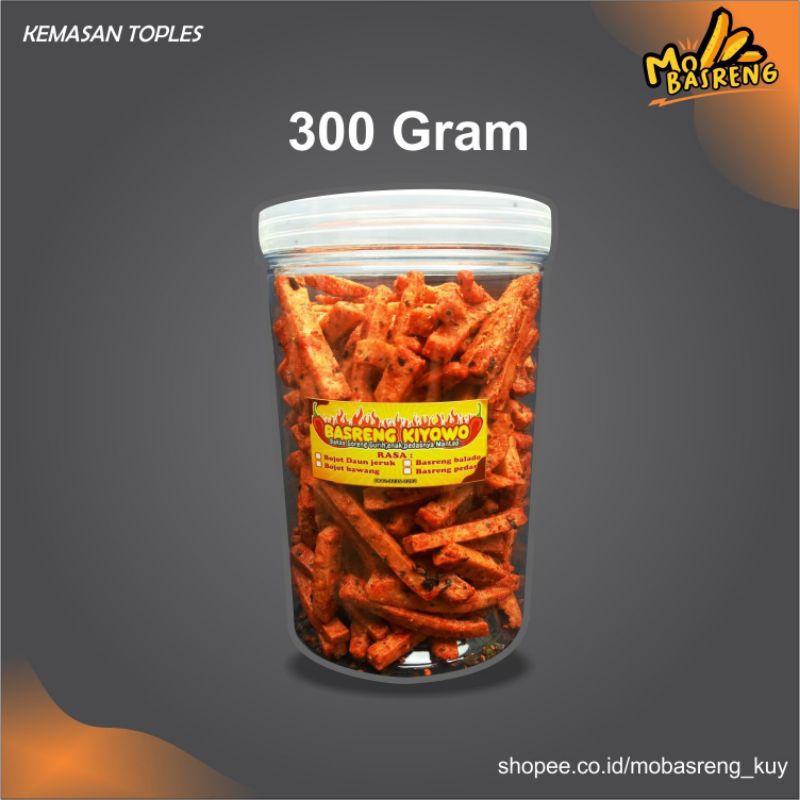 

BASRENG KEMASAN TOPLES 300 gram ANTI PECAH | Basreng Pedas | Gurih