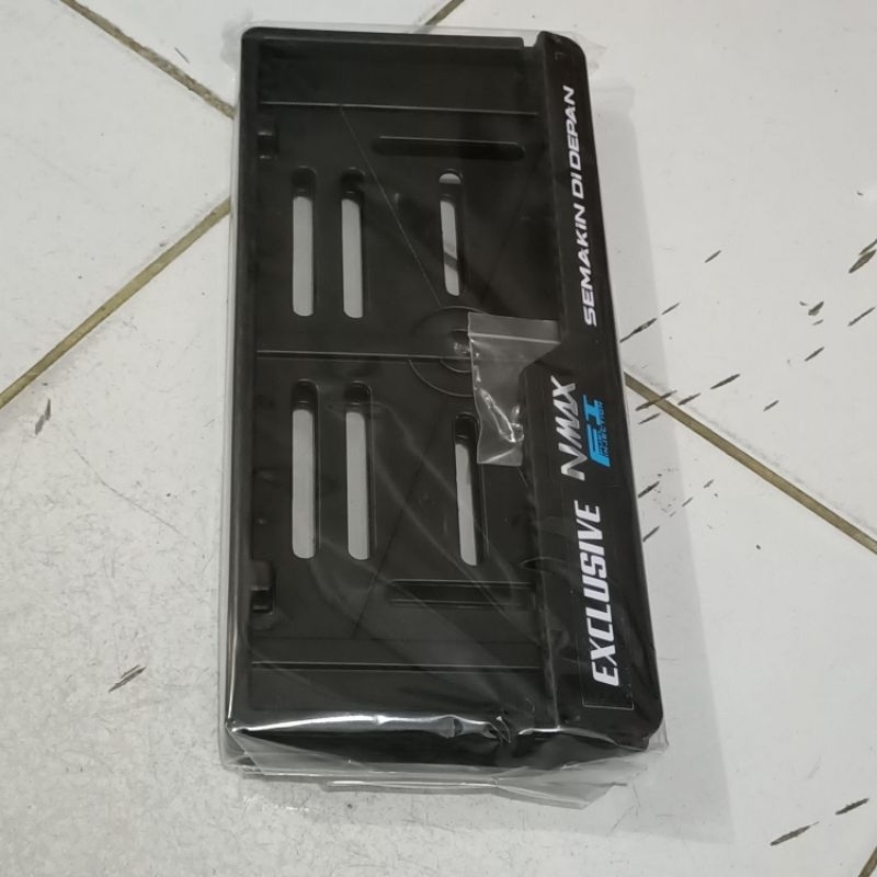 Tutup plat Nomor motor Depan belakang Cover plat nomor motor Motif hitam carbon