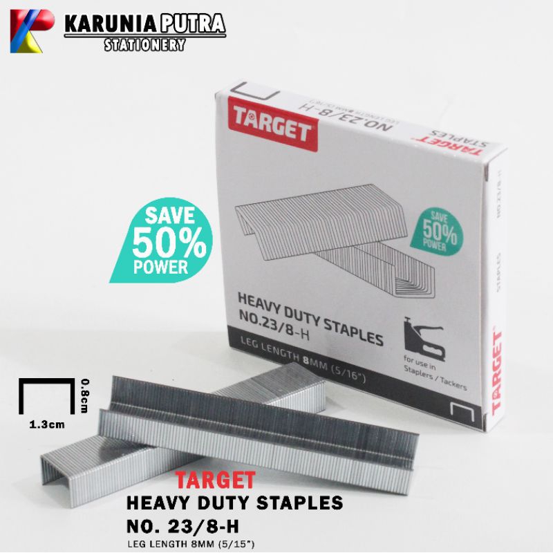 

Staples Target No 23/8 Heavy Duty Staples