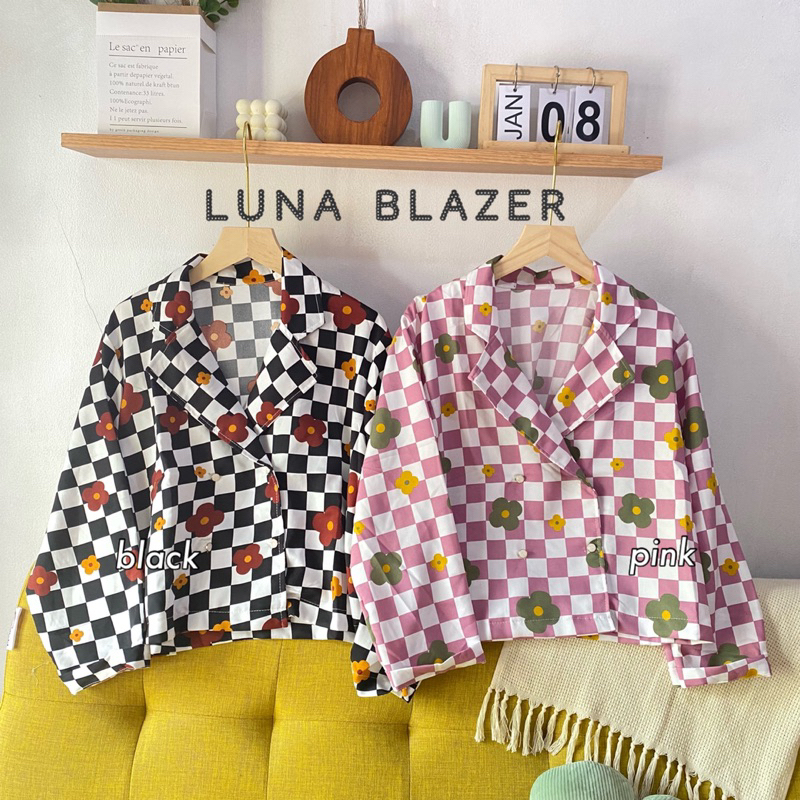 LUNA BLAZER &amp; CULLOTE CRINKLE