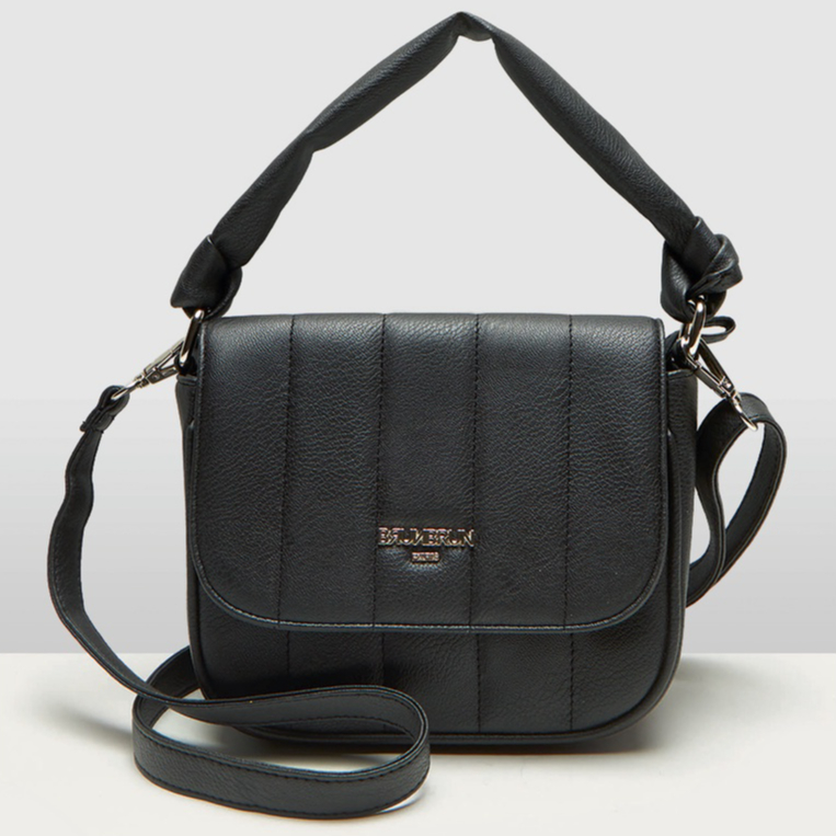 BRUNBRUN PARIS ORIGINAL TAS SELEMPANG WANITA TAS PUFFY BOWLER BLACK BT8244P3