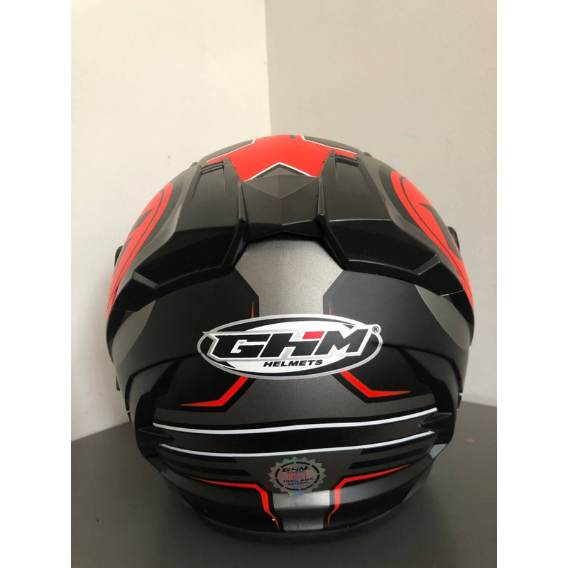 Helm GHM Dewasa G Force Merah Double Visor SNI Termurah Terlaris