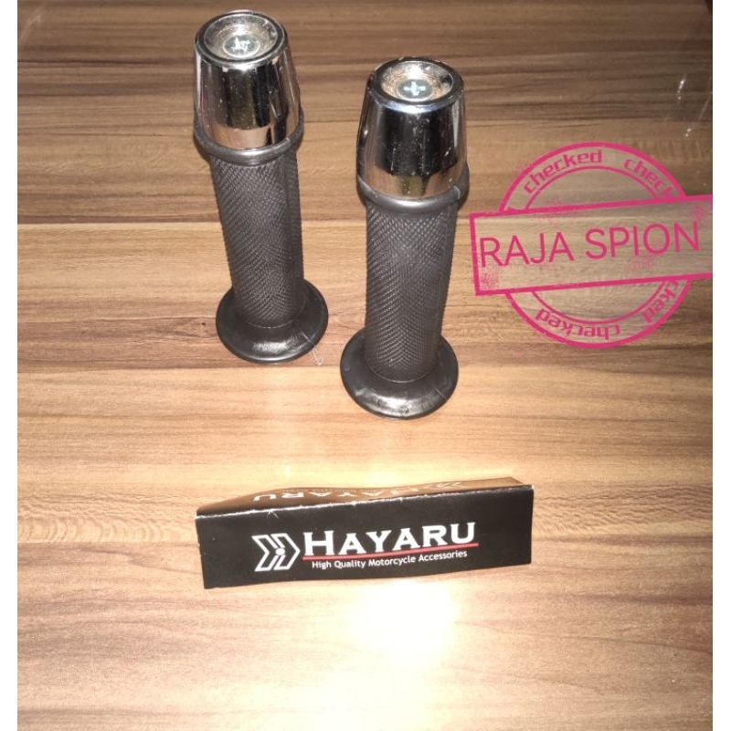 handgrip hayaru lubang dan buntu/handgrip hayaru plus jalu pcx crom