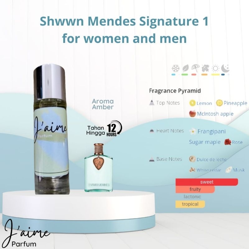 J'aime Inspired Parfum Shawn Mendes Signature for Unisex 35ml