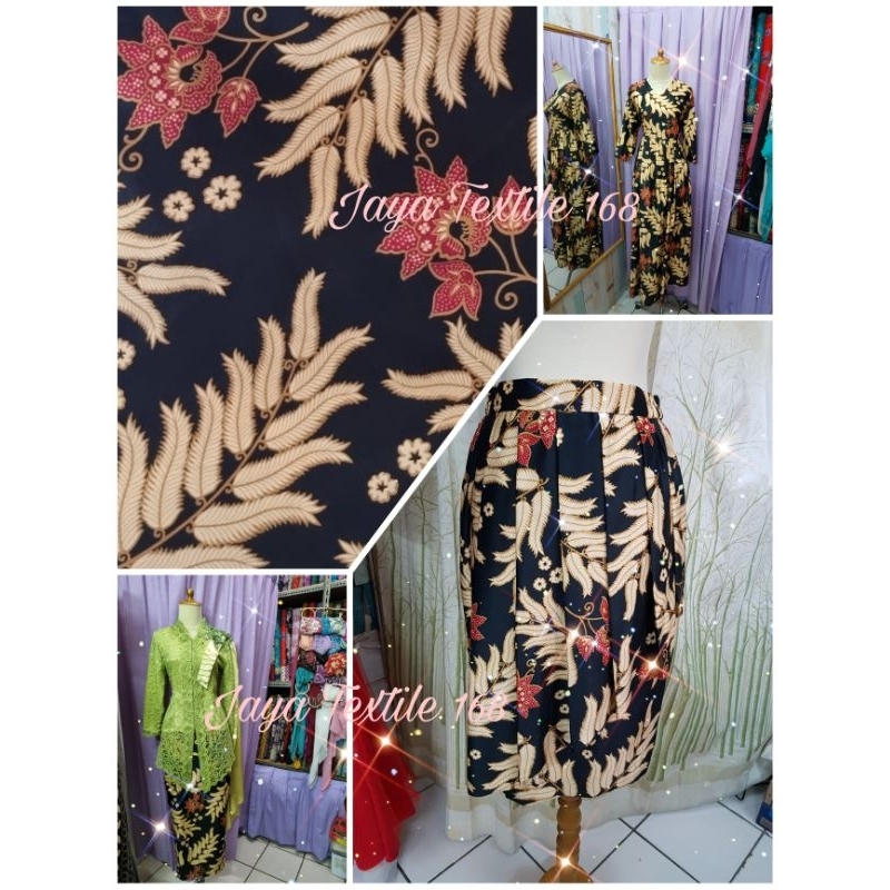 Bahan Batik Sutra Halus/Kain Batik Sutra Halus Meteran/Bahan Batik Sutra Halus Premium