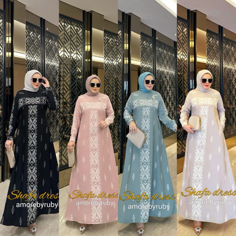 shafa dress amore by ruby/ gamis amore/ gamis shafa/ gamis amore by ruby