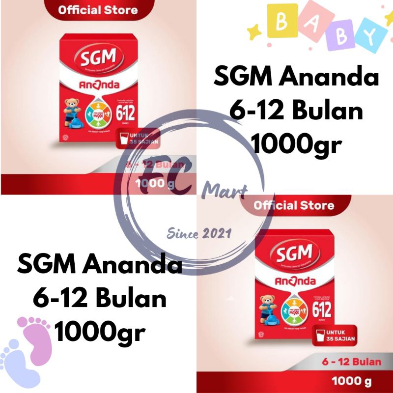 Susu SGM 6 12 bulan Susu Bayi 1000gr