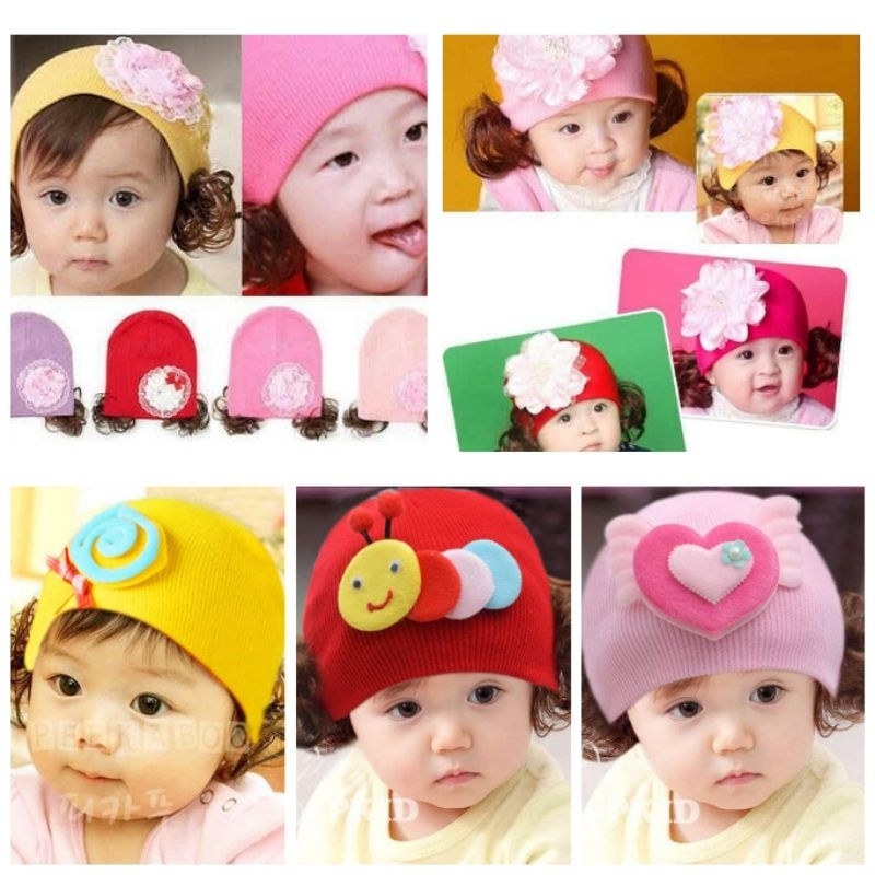 TOPI RAJUT BABY IMPORT. TOPI BAYI RAJUT LUCU