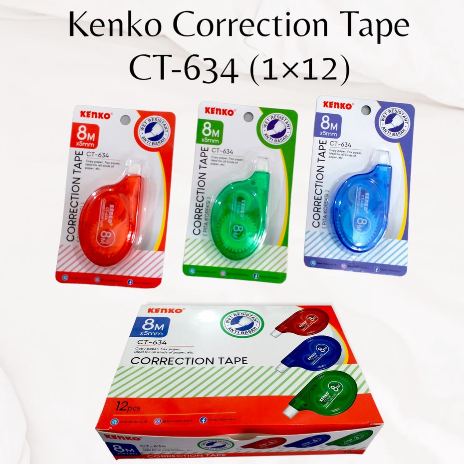 

Tip Ex Tarik/Correction Tape Kenko