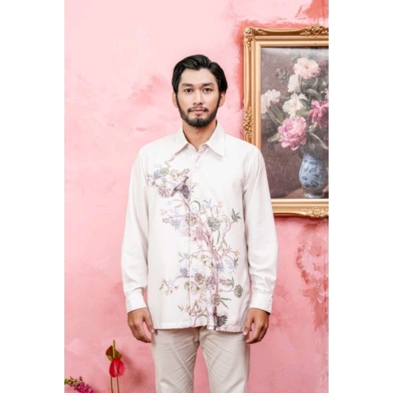 Klamby - Ornella Long Shirt Men Gardenia
