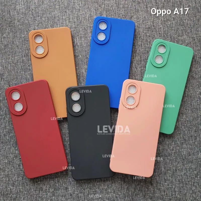 OPPO A57 4G OPPO A77S OPPO A17 A17K OPPO RENO 7 4GCASE PRO CAMERA FULL WARNA BAHAN KARET case pro camera terbaru macaron