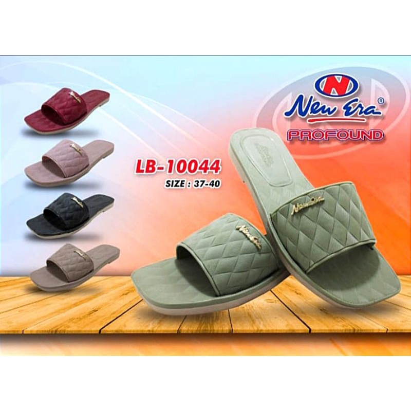 SANDAL SLOP KARET WANITA NEW ERA LB 10044 100% ORIGINAL BY NEW ERA!!!