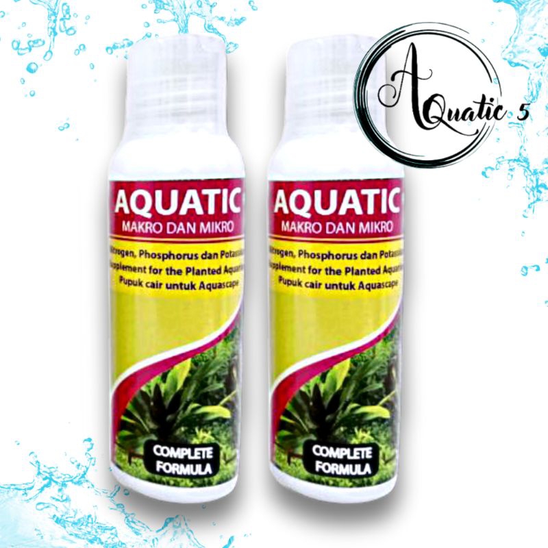 Pupuk Cair Aquascape AQUATIC MAKRO Dan MIKRO 120ml