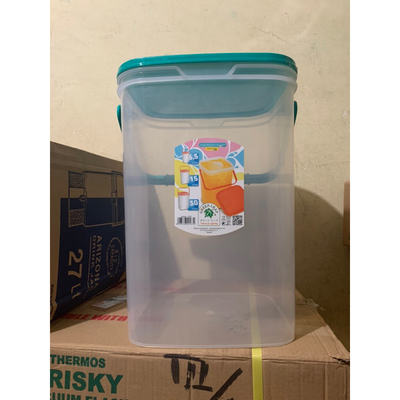 TEMPAT ES BUAH greenleaf / toples es buah genoa/tempat wadah air