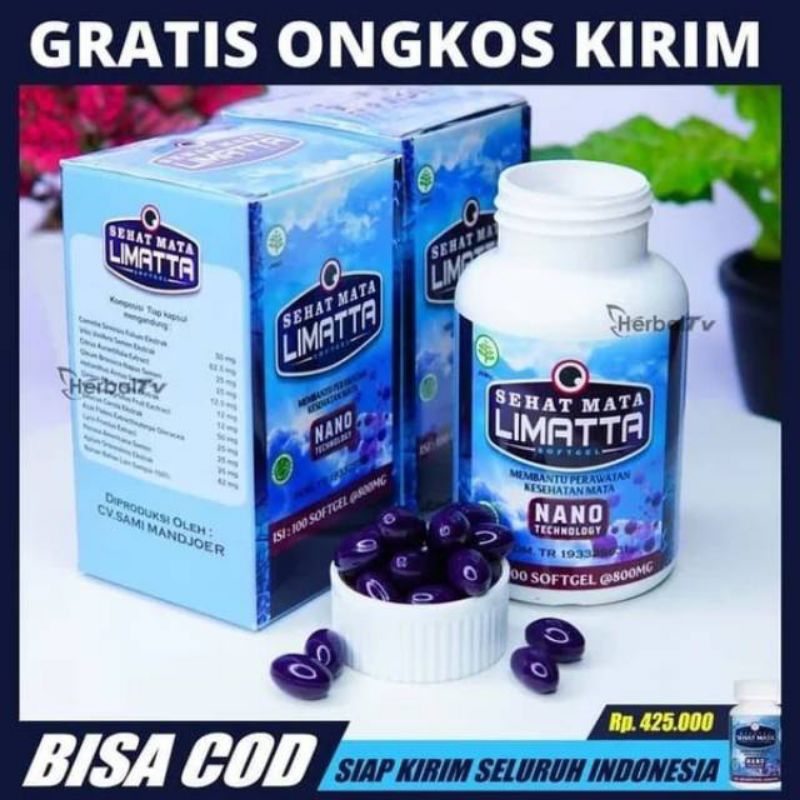 Walatra Mata Limatta Softgel Asli Walatra Sehat Mata Limatta Obat Mata Merah Minus Rabun Katarak