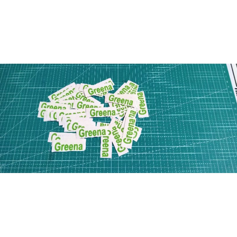 

stiker nama cutting sticker