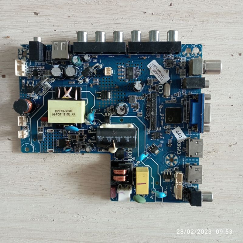 MB MOBO MAINBOARD MODULE MESIN TV POLYTRON PLD24D8511/PLD24D8511 PN24.