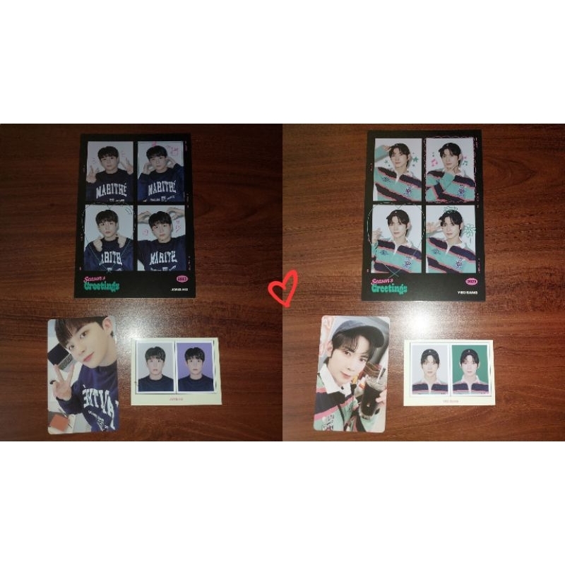 wts yeosang jongho set ateez sg23 season greetings 2023